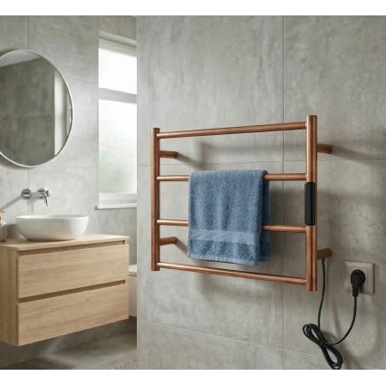 Električni sušač peškira 56x37 63W inox/bakrena