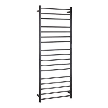Električni sušač peškira 60 x 168 cm, 285 W, inox/crna