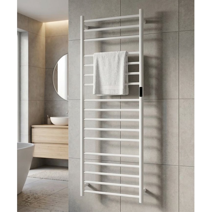Električni sušač peškira 60x168 cm 285W inox/bela