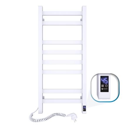 Električni sušač peškira sa termostatom AVANGARD 105W 80x36 cm  beli levi