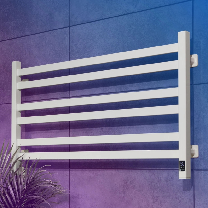 Električni sušač peškira sa termostatom AVANGARD 181W 50x90 cm, beli, levi
