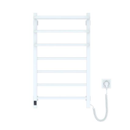 Električni sušač peškira sa termostatom FORTIS 155W 80x48 cm IP44 beli desni
