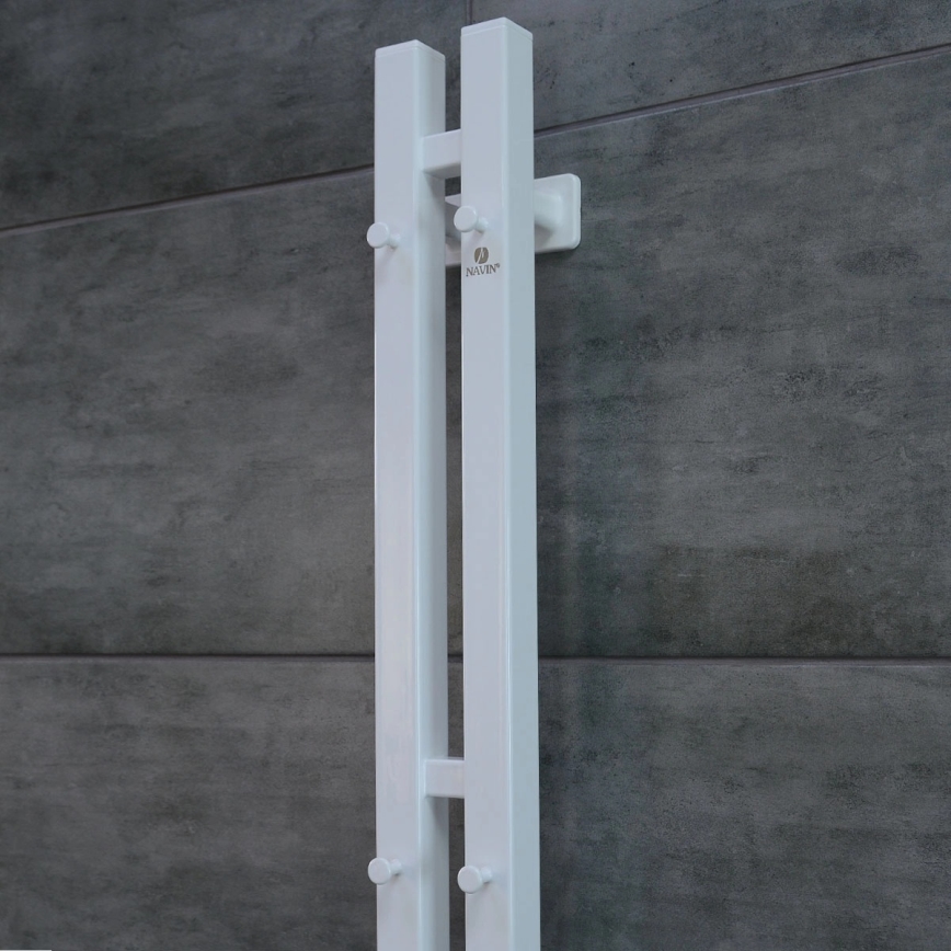 Električni sušač peškira sa termostatom SILOUETTE 106W 150x9cm beli desni