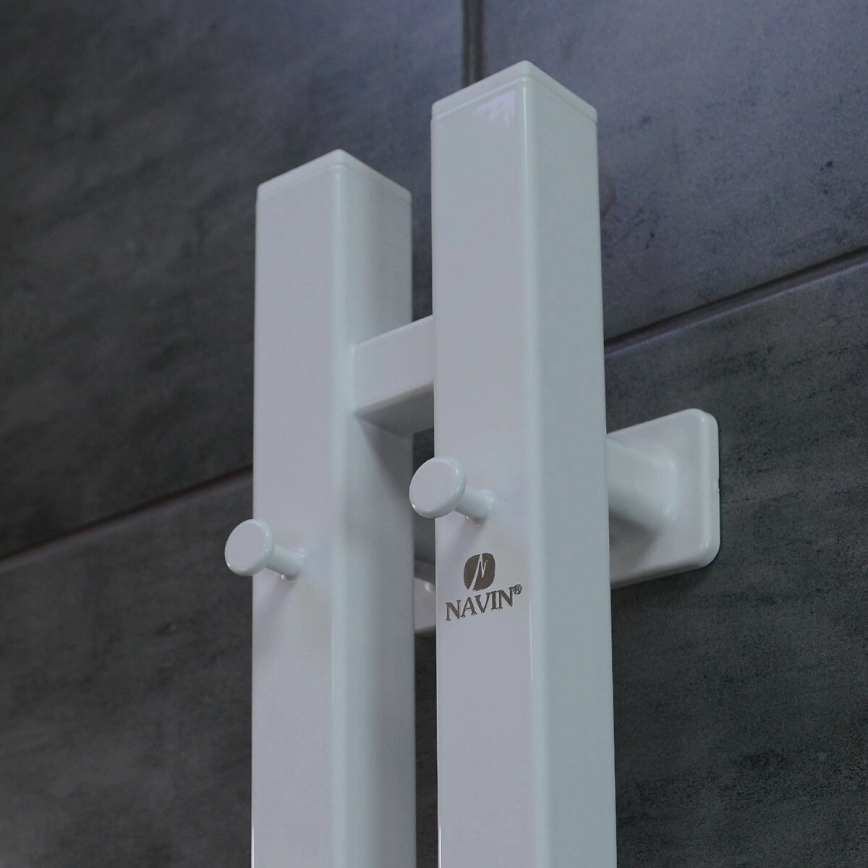 Električni sušač peškira sa termostatom SILOUETTE 70W 120x9 cm beli, desni