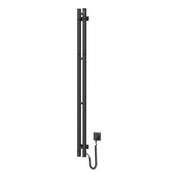 Električni sušač peškira SILOUETTE 106W sa termostatom 150x9 cm crna desna