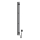 Električni sušač peškira SILOUETTE 106W sa termostatom 150x9 cm crna desna