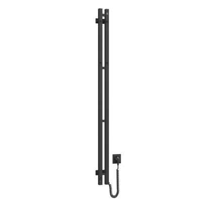 Električni sušač peškira SILOUETTE 106W sa termostatom 150x9 cm crna desna