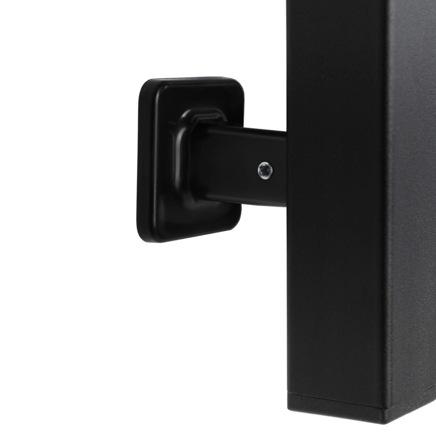 Električni sušač za peškire sa termostatom SILOUETTE 187W/230V 120,6 cm IP44 crni desni kvadratni