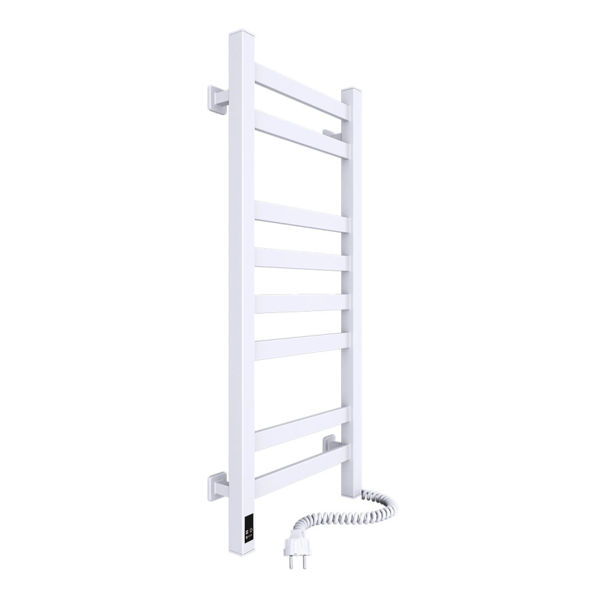 Električni sušač za peškire sa termostatom AVANGARD 105W 80x36 cm, beli, desni