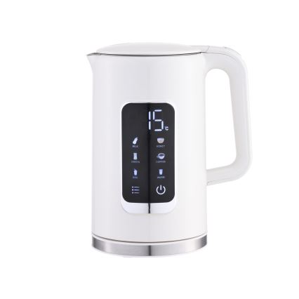Brzo kuvalo za vodu sa LCD displejom 1,7 l 2200W/230V belo + putna šolja 450 ml