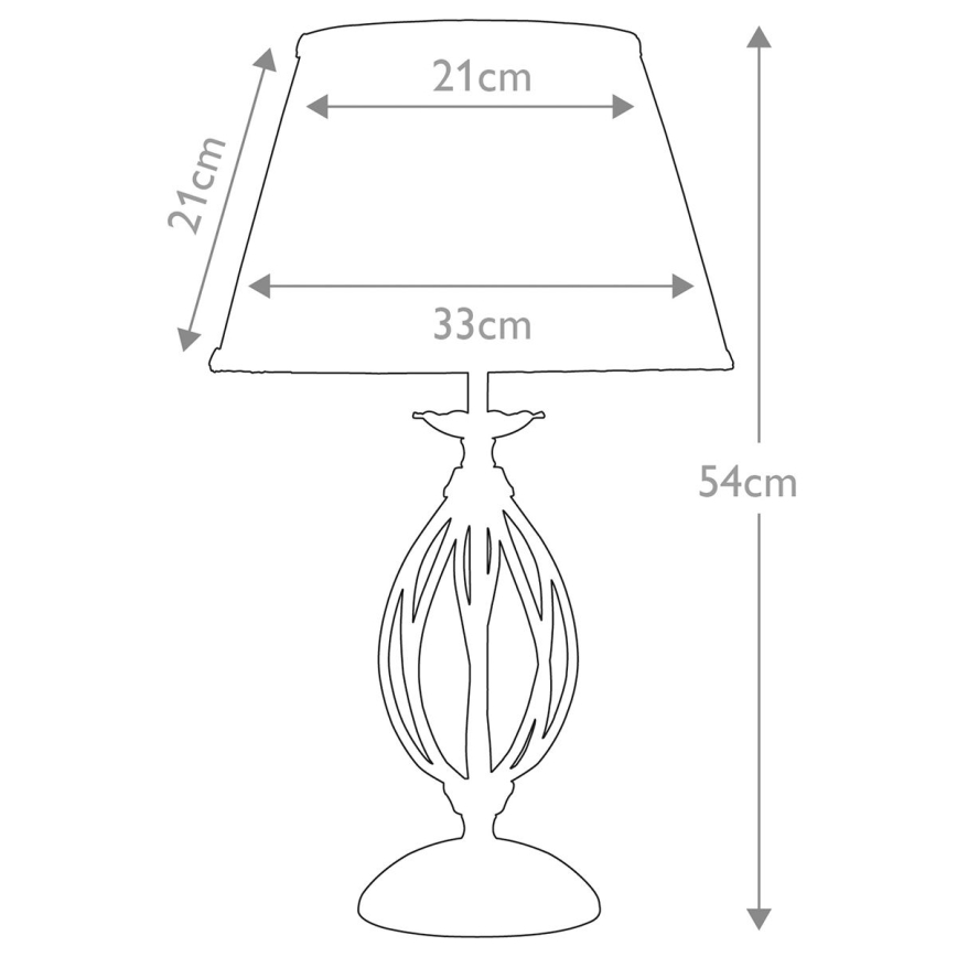 Elstead - Stona lampa ARTISAN 1xE27/60W/230V crna