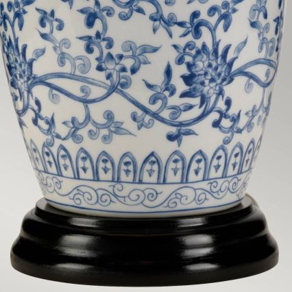 Elstead - Stona lampa BLUE GINGER JAR 1xE27/60W/230V