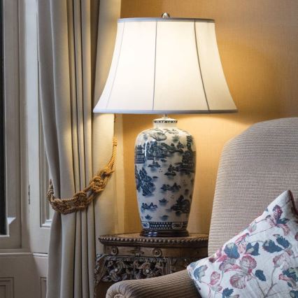 Elstead - Stona lampa BLUE TRADITIONAL 1xE27/60W/230V