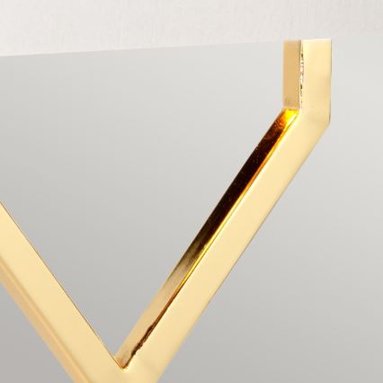 Elstead - Stona lampa CROSS 1xE27/60W/230V zlatna/bela