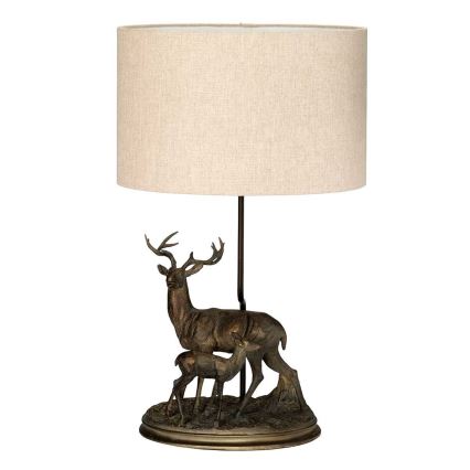 Elstead - Stona lampa AMELIA 1xE27/40W/230V brončana