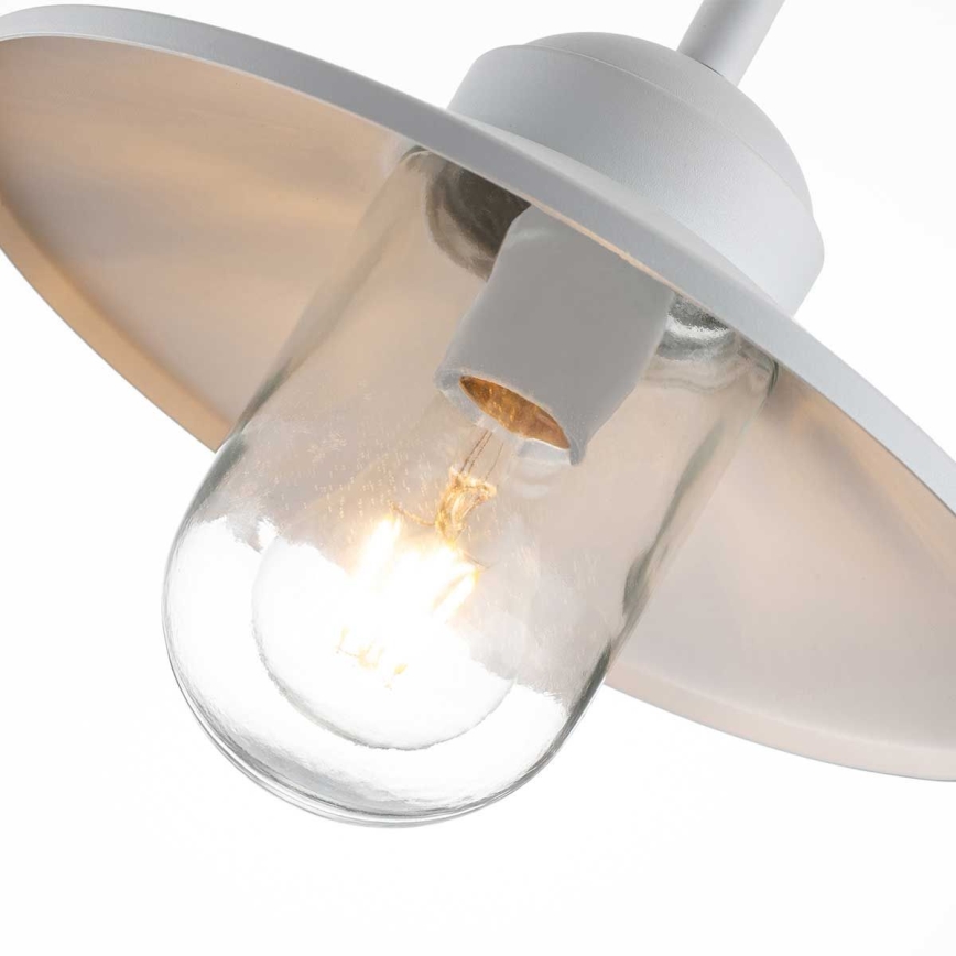 Elstead - Spoljna zidna svetiljka KLAMPENBORG 1xE27/60W/230V IP44 bela