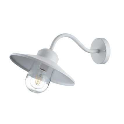 Elstead - Spoljna zidna svetiljka KLAMPENBORG 1xE27/60W/230V IP44 bela
