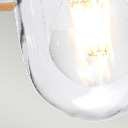 Elstead - Spoljna viseća lampa na lancu KLAMPENBORG 1xE27/60W/230V IP44 mat hrom