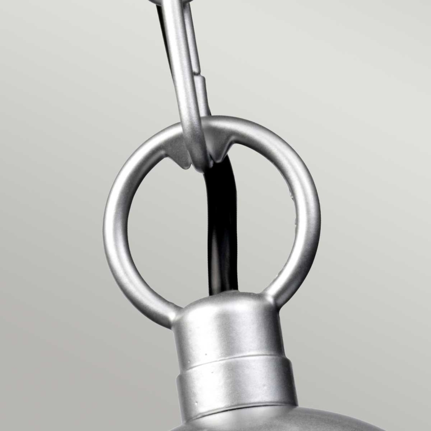 Elstead - Spoljna viseća lampa na lancu KLAMPENBORG 1xE27/60W/230V IP44 mat hrom