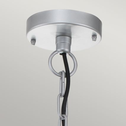 Elstead - Spoljna viseća lampa na lancu KLAMPENBORG 1xE27/60W/230V IP44 mat hrom