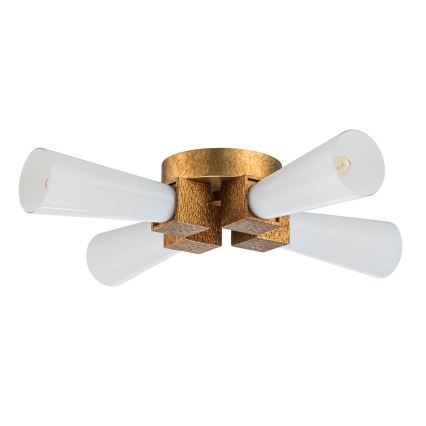 Elstead - Luster na štangu KRISTY 4xE27/40W/230V u bakarnoj boji
