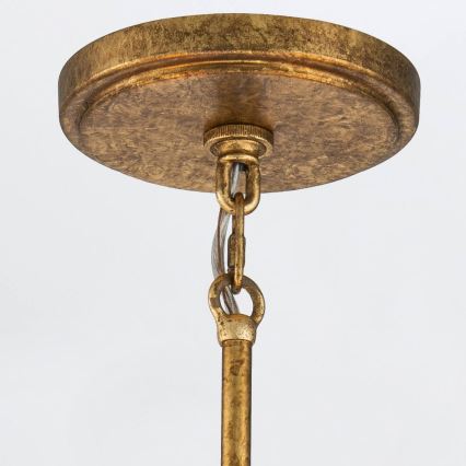 Elstead - Luster na štapu KRISTY 4xE27/40W/230V bakarni