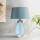 Elstead - LED stona lampa LENA 1xE27/40W/230V + 1xGU10/7W 74 cm plava
