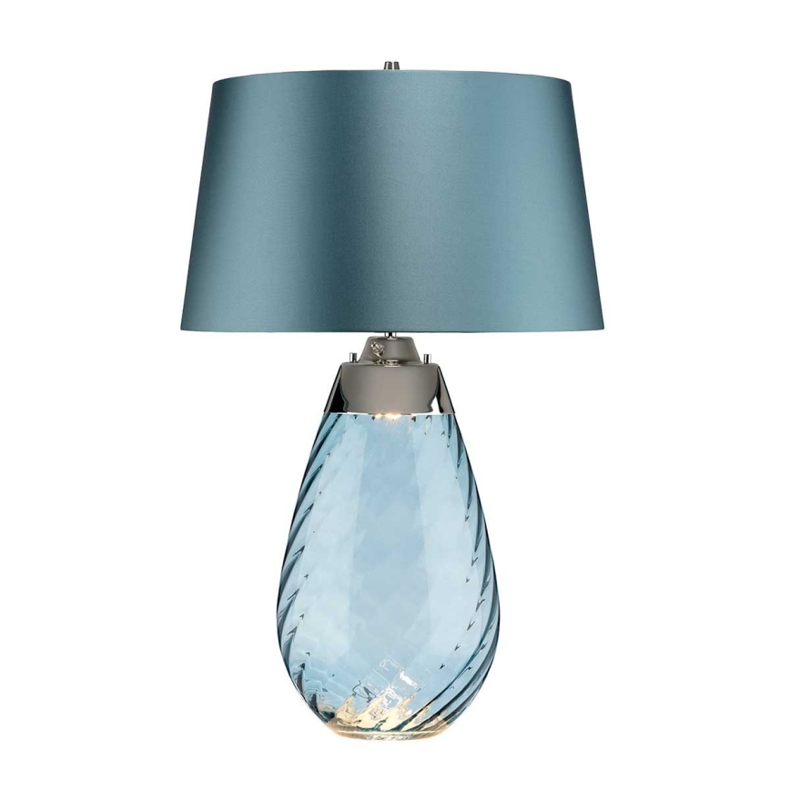 Elstead - LED stona lampa LENA 1xE27/40W/230V + 1xGU10/7W 74 cm plava