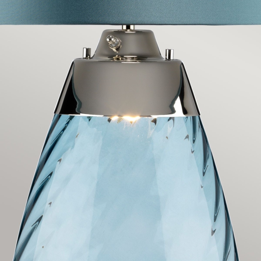 Elstead - LED stona lampa LENA 1xE27/40W/230V + 1xGU10/7W 74 cm plava