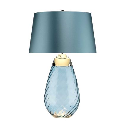 Elstead - LED stona lampa LENA 1xE27/40W/230V + 1xGU10/7W 74 cm plava