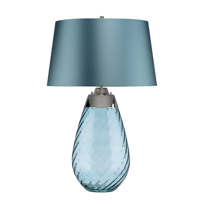 Elstead - LED stona lampa LENA 1xE27/40W/230V + 1xGU10/7W 74 cm plava