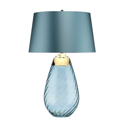 Elstead - LED stona lampa LENA 1xE27/40W/230V + 1xGU10/7W 74 cm plava