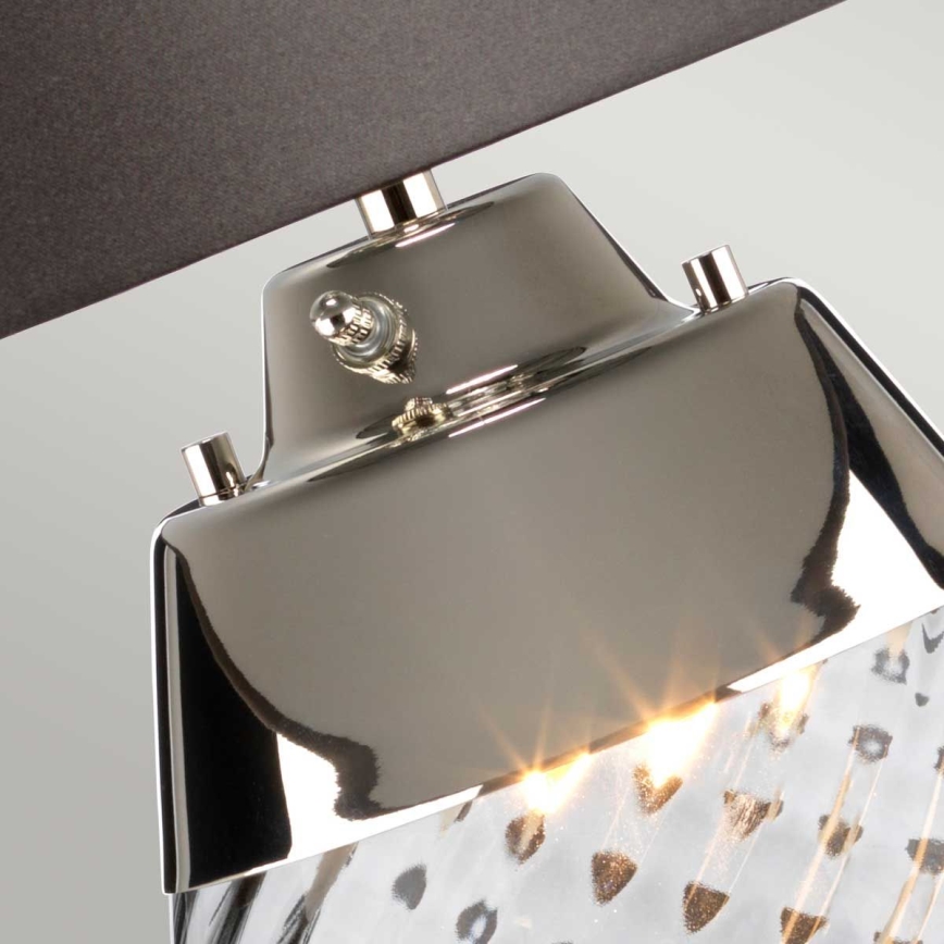 Elstead - LED stona lampa LENA 1xE27/40W/230V + 1xGU10/7W 74 cm siva