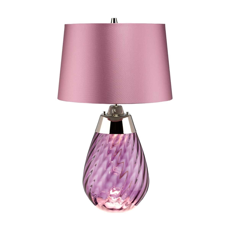 Elstead - LED stona lampa LENA 1xE27/60W/230V + 1xGU10/7W 60,5 cm ružičasta