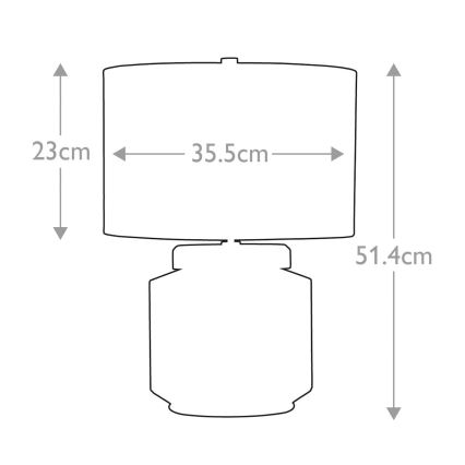 Elstead - Stona lampa LUGA 1xE27/60W/230V