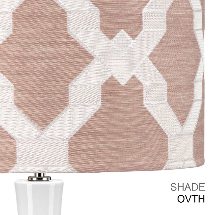 Elstead - Stona lampa MILO 1xE27/60W/230V ružičasta