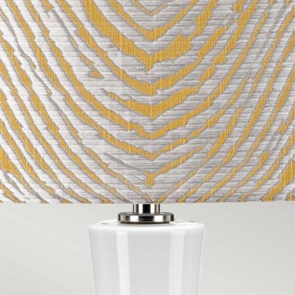 Elstead - Stona lampa MILO 1xE27/60W/230V siva/zlatna