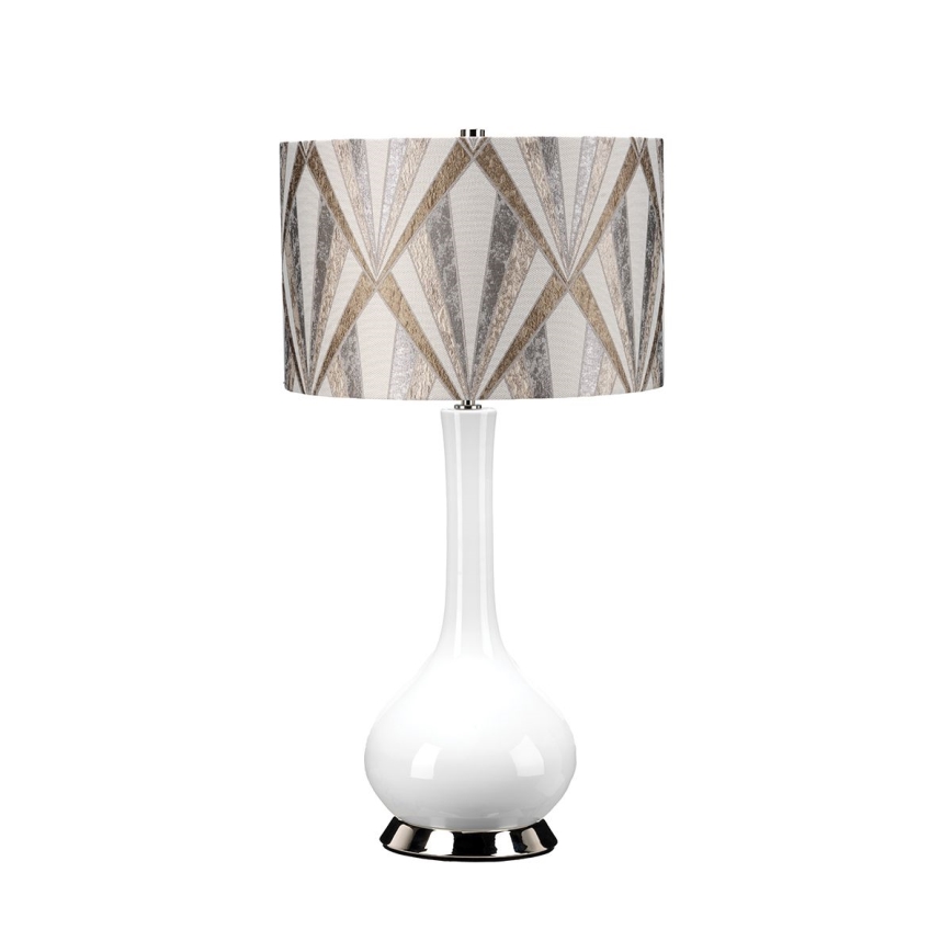 Elstead - Stona lampa MILO 1xE27/60W/230V siva/smeđa