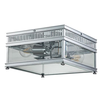 Elstead - Spoljašnje plafonsko svetlo HOLBORN 2xE27/60W/230V IP44 sjajni hrom