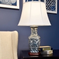 Elstead - Stona lampa BLUE HEX 1xE27/60W/230V