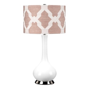 Elstead - Stona lampa MILO 1xE27/60W/230V ružičasta