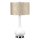 Elstead - Stona lampa MILO 1xE27/60W/230V siva/zlatna
