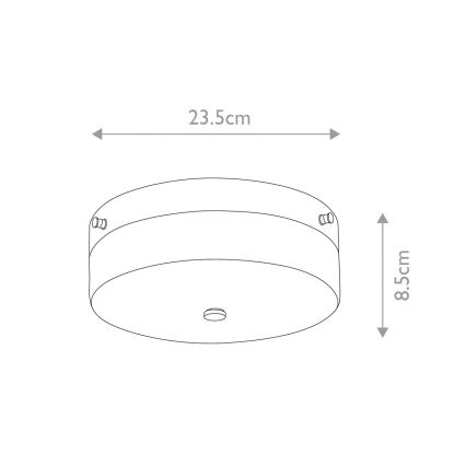 Elstead - LED plafonsko svetlo za kupatilo TAMAR 1xGX53/5,7W/230V IP44