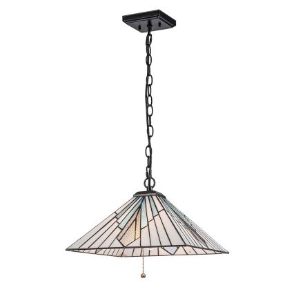 Elstead - Luster na lancu Tiffany ALDERLEY 1xE27/60W/230V
