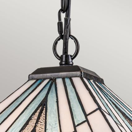 Elstead - Luster na lancu Tiffany ALDERLEY 1xE27/60W/230V