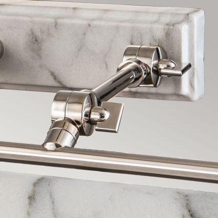 Elstead -Svetiljka za slike WINCHFIELD 4xE14/40W/230V mermer