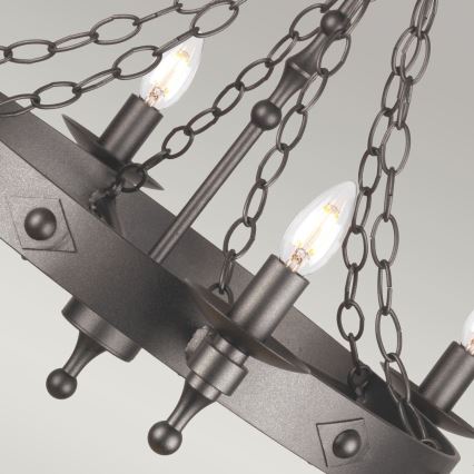 Elstead - Luster na lancu WARWICK 6xE14/60W/230V