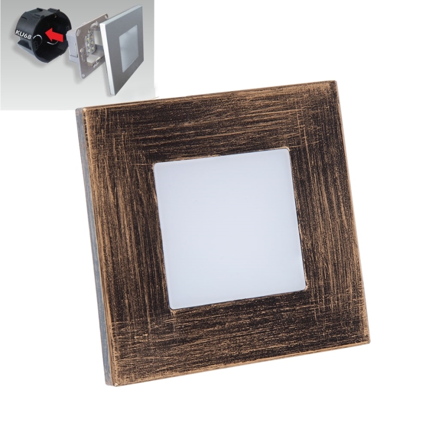 Emithor 48341 - LED orijentaciono svetlo STEP LIGHT 16xLED/1W/230V 4000K