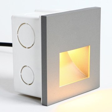 Emithor 70417 - LED svetlo za stepenište SUNNY LED/1W/230V 4000K sivo