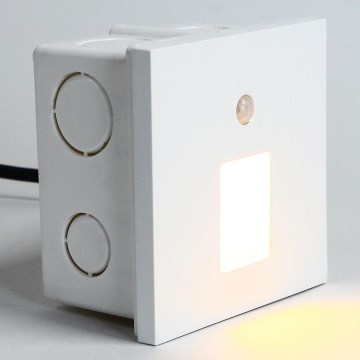 Emithor 70420 - LED svetlo za stepenište sa senzorom VIX, LED/1W/230V, 4000K, belo